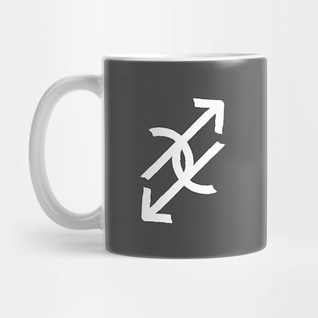 Sagittarius and Sagittarius Double Zodiac Horoscope Signs (White) by Zodiafy